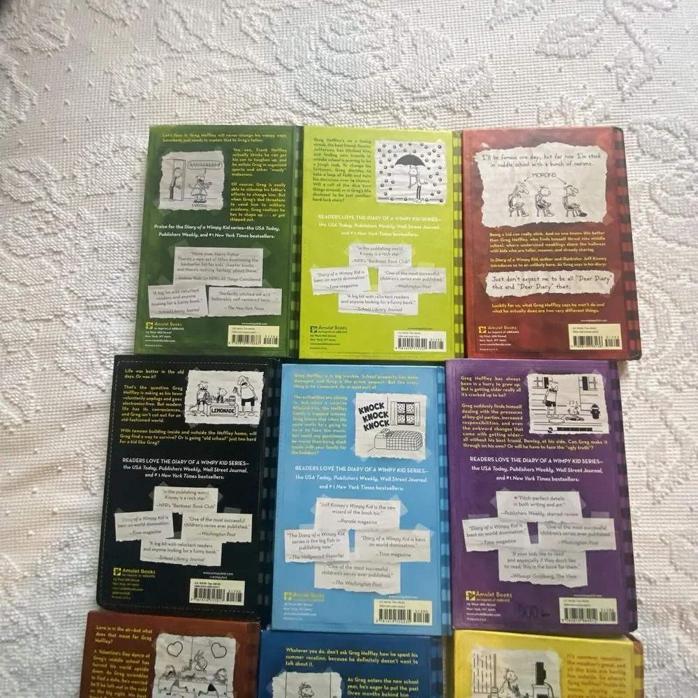 Diary Of Wimpy Kid Book Set 9 In All‎ Literacy Classroom Homeschool